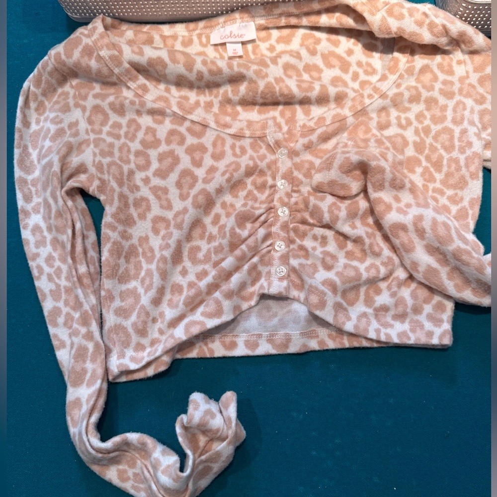 Colsie Leopard PJ Set